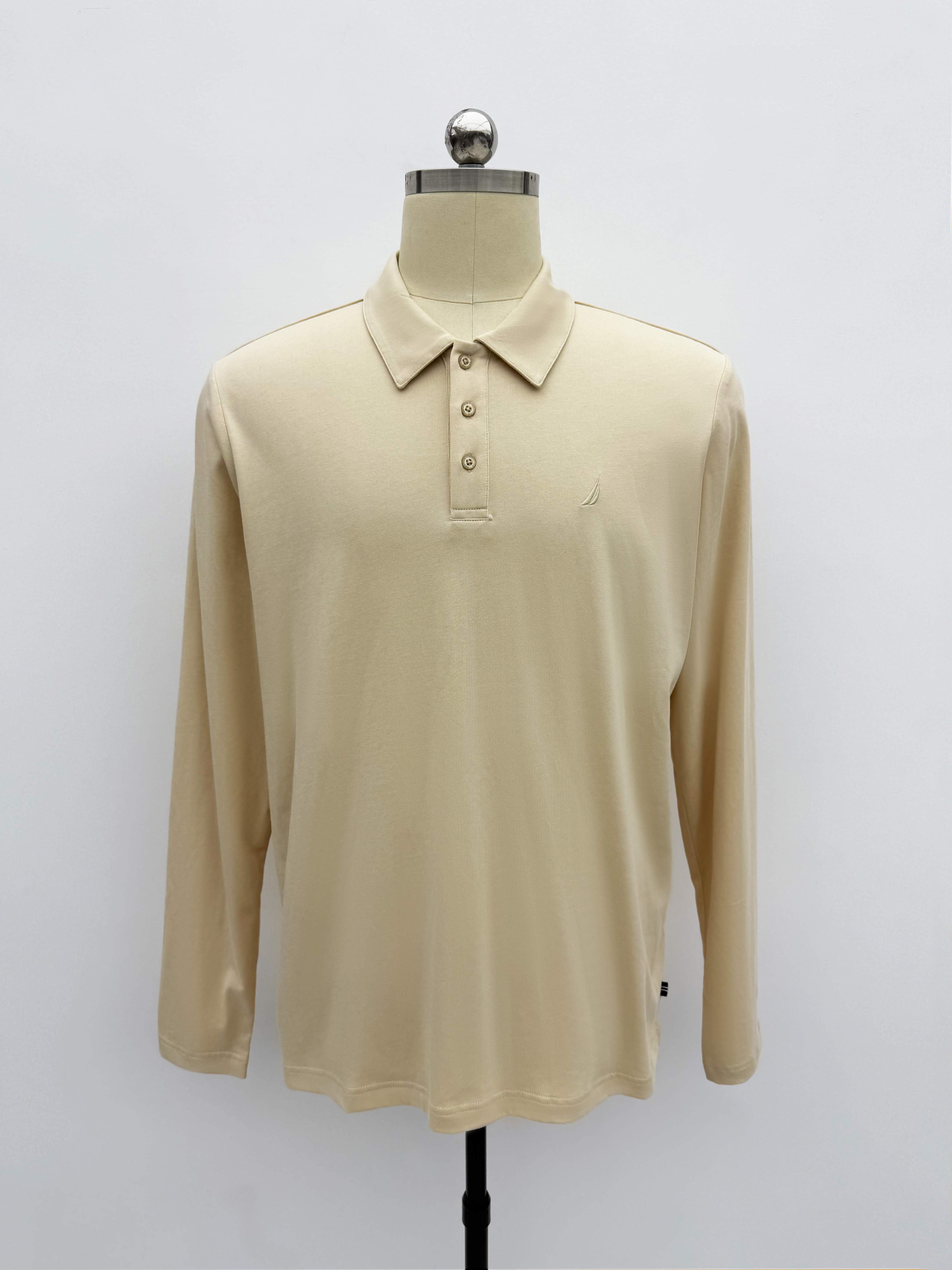 Men's long sleeved polo